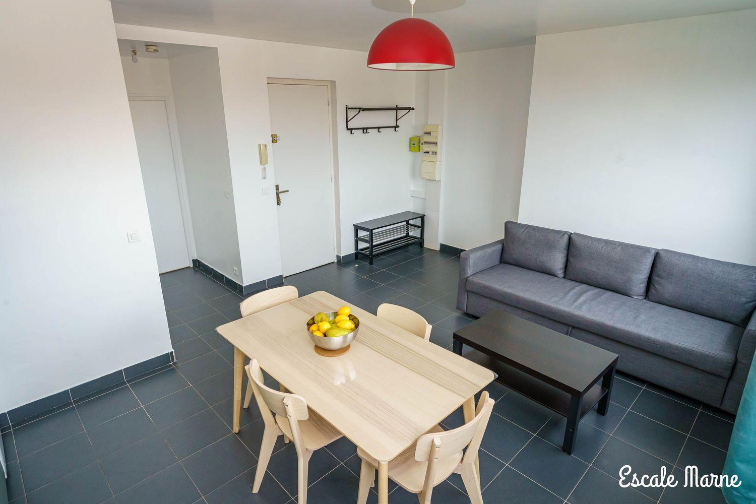 Escale-Marne Fr - 202 - Free Parking - Free Luggage Storage - All Equipped - Linen Included - Washing Machine - 10Mn Walk Metro 8 - Rer A - Panoramic View - From 1 To 14 Guests ميزو الفورْ المظهر الخارجي الصورة
