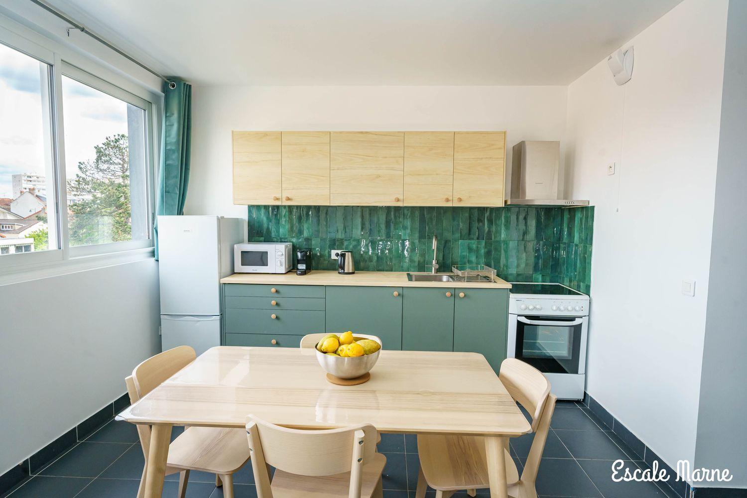 Escale-Marne Fr - 202 - Free Parking - Free Luggage Storage - All Equipped - Linen Included - Washing Machine - 10Mn Walk Metro 8 - Rer A - Panoramic View - From 1 To 14 Guests ميزو الفورْ المظهر الخارجي الصورة